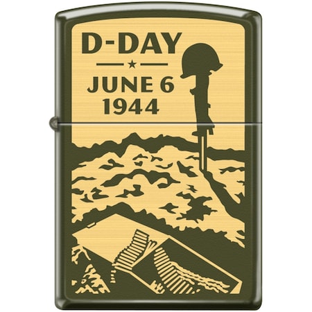 Zippo 2024 Zippo D-Day June 6Th 1944, Green Matte ZIP-221MP400582